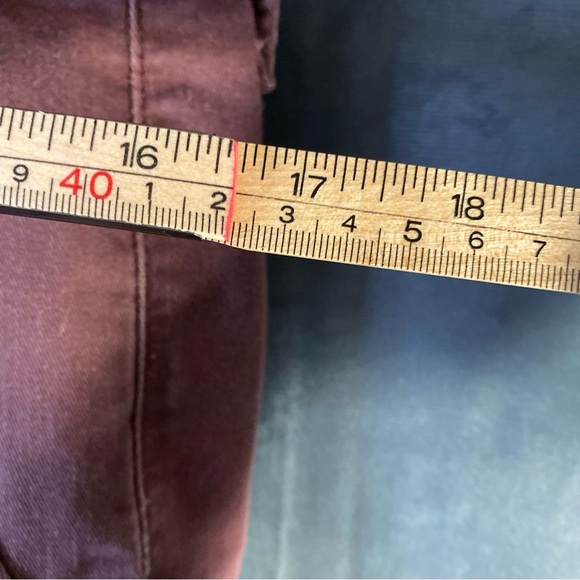 Vans Authentic Chino Pants Mens 34 Purple Slim Fit Flat Front Straight Leg Y2K - Picture 7 of 9